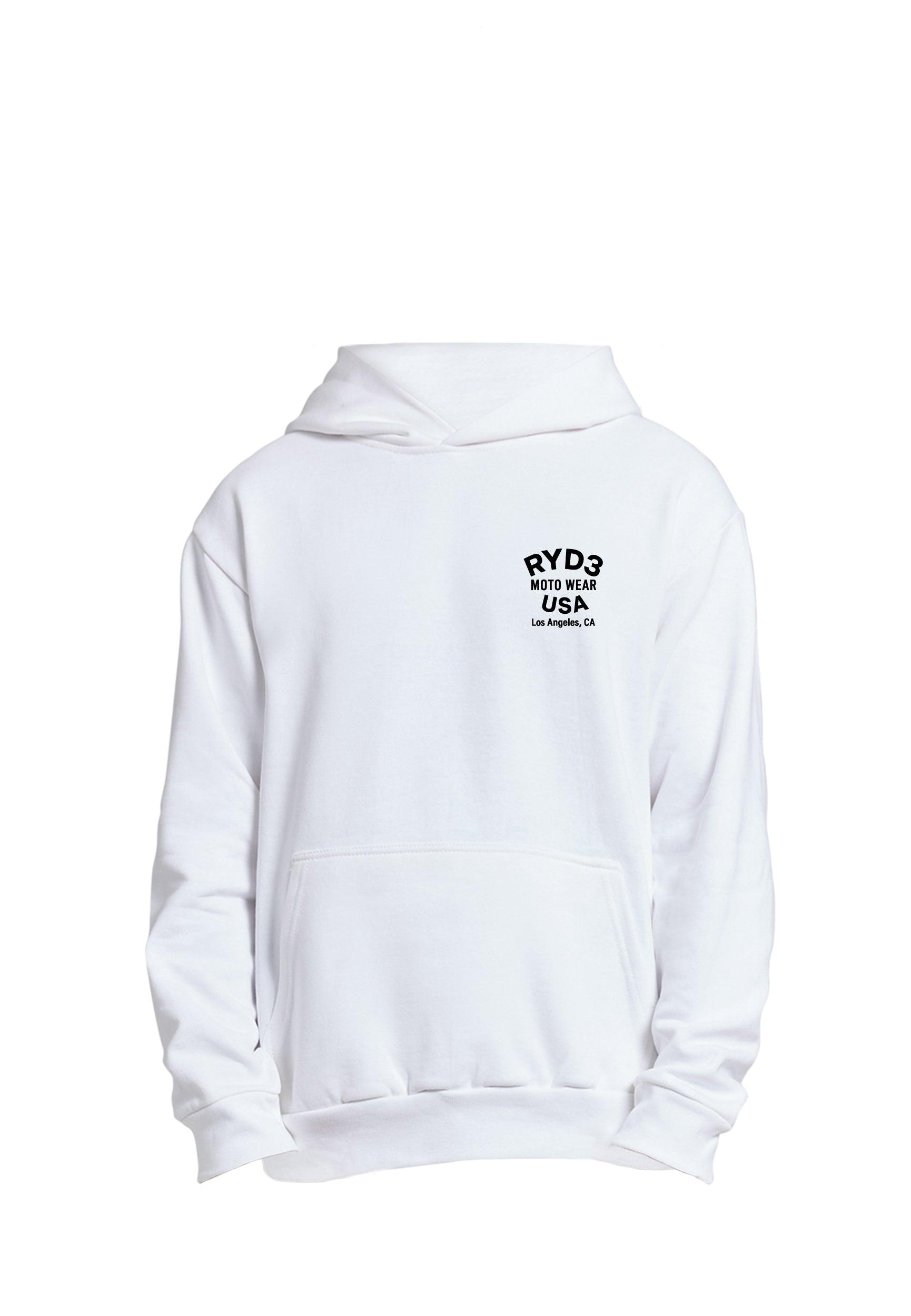 Pullover Logo White Hoodie